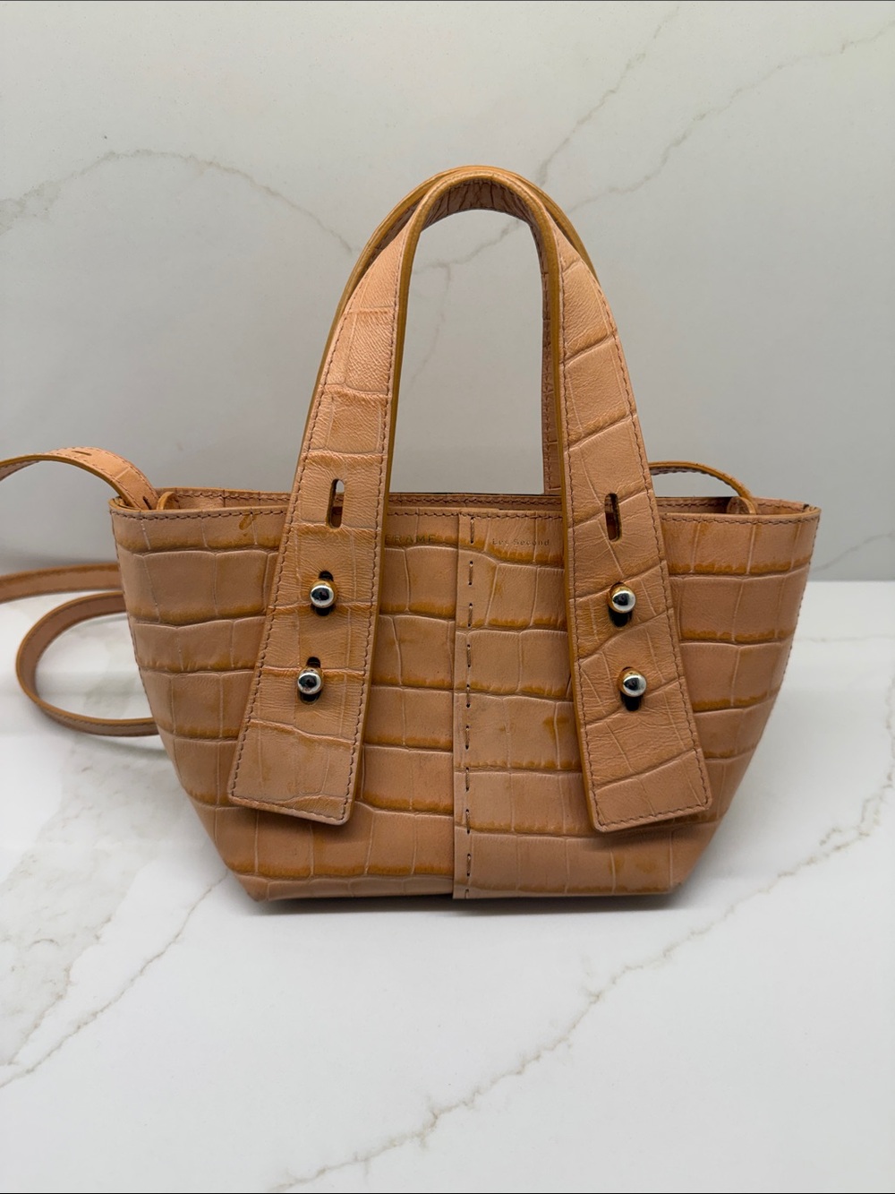 Frame Les Second Mini Mock Croc Tote